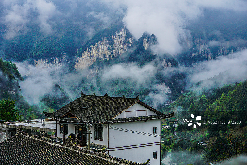恩施大峡谷图片素材