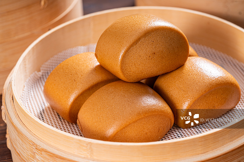 美味好吃的红糖馒头图片素材