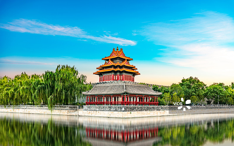 北京故宫博物院角楼旅游景点图片素材