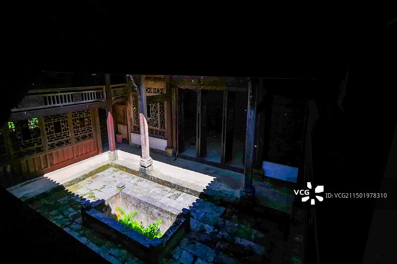 湖北利川大水井古建筑群李氏宗祠图片素材