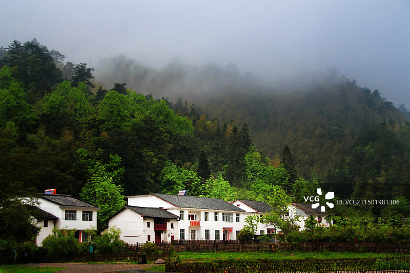 山里人家图片素材