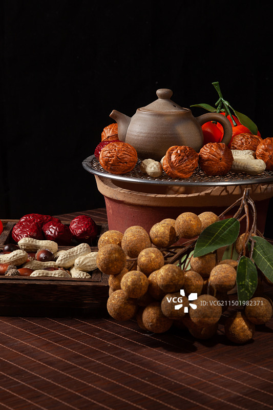 围炉煮茶图片素材