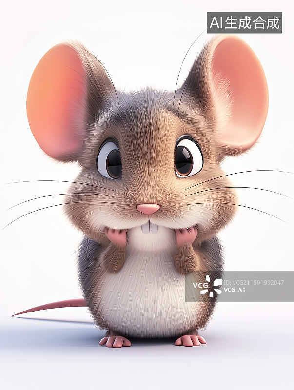 【AI数字艺术】老鼠3D图片素材