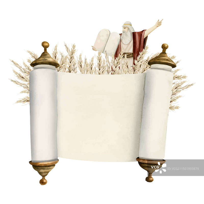 犹太教象征光明节贺卡模板图片素材