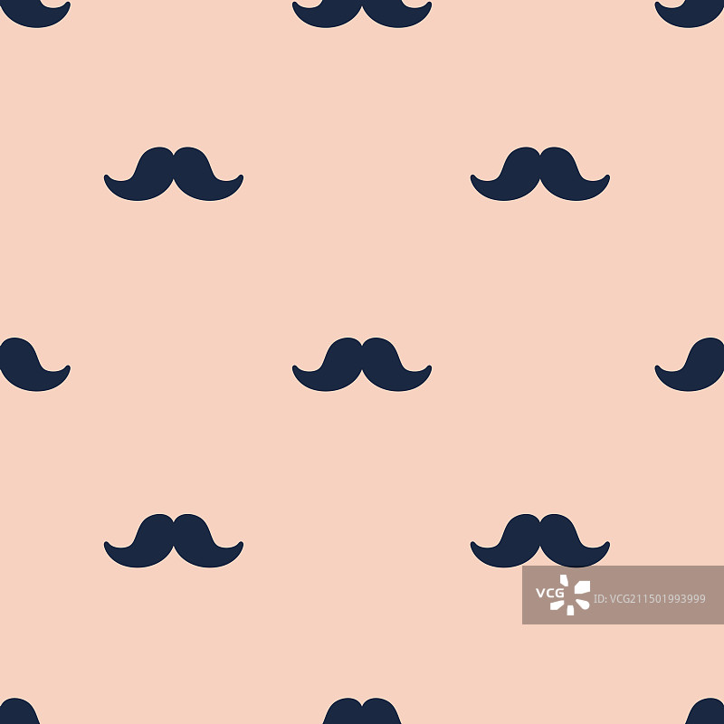 小胡子图案无缝纹理包装图片素材