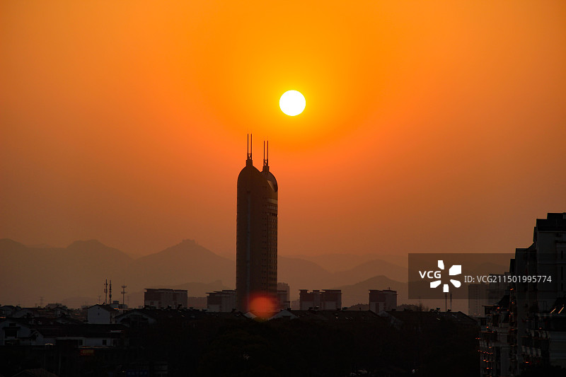 夕阳咸蛋黄图片素材