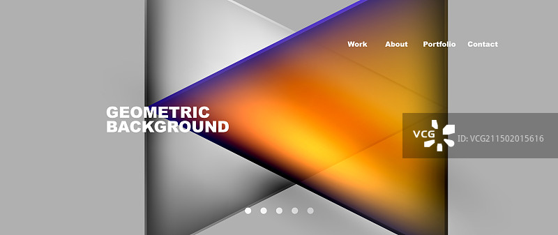 流动明亮的霓虹渐变几何抽象图片素材