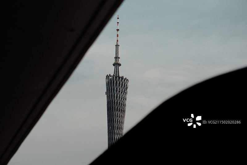 不同的广州塔图片素材