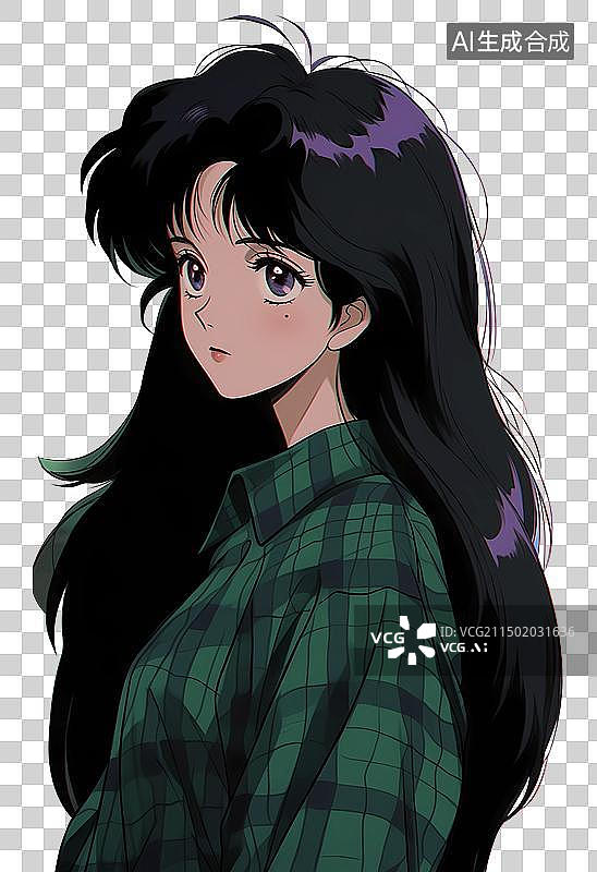 【AI数字艺术】复古年代感美女肖像图片素材