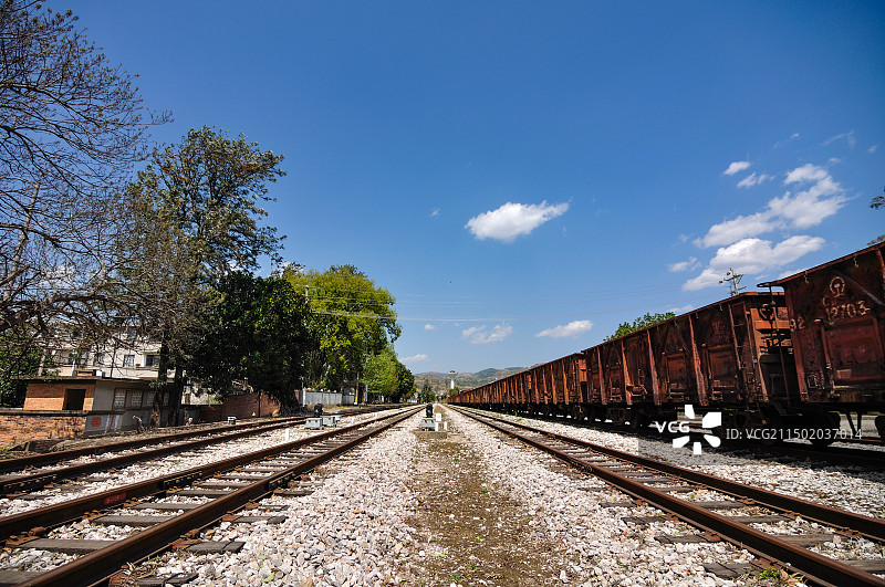 滇越铁路弥勒巡检司站图片素材