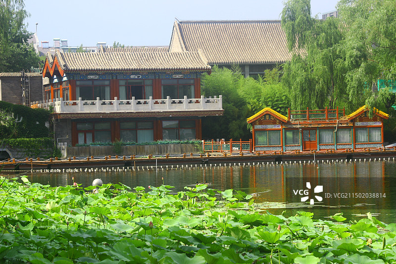北京市什刹海/什刹海风景区/什刹海景区图片素材