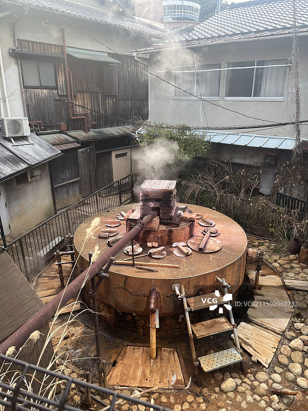 日本有马温泉小镇图片素材