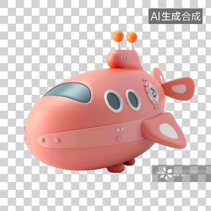 【AI数字艺术】3D潜水艇图片素材