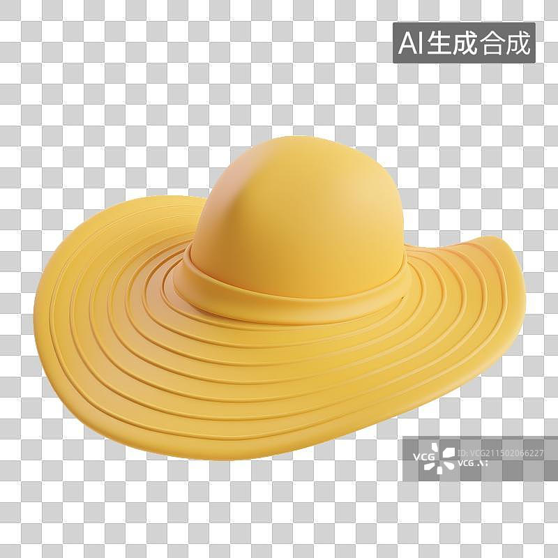 【AI数字艺术】3D遮阳帽图片素材