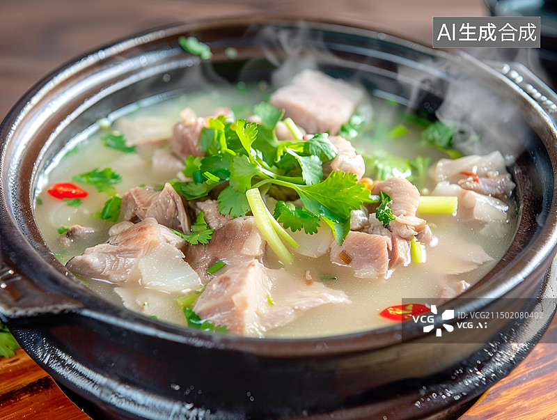 【AI数字艺术】民族美食清炖羊肉图片素材
