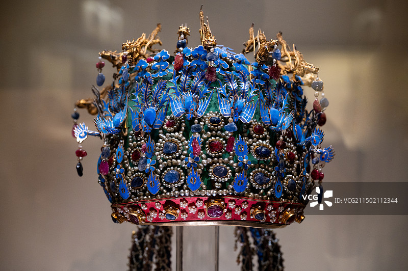 国家博物馆 明 万历 孝端皇后凤冠图片素材