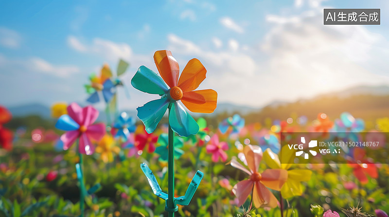 【AI数字艺术】儿童节欢乐节日氛围图片素材