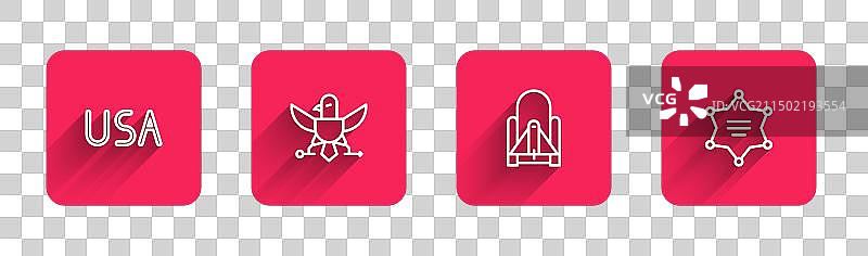 美国标签老鹰火箭发射图片素材