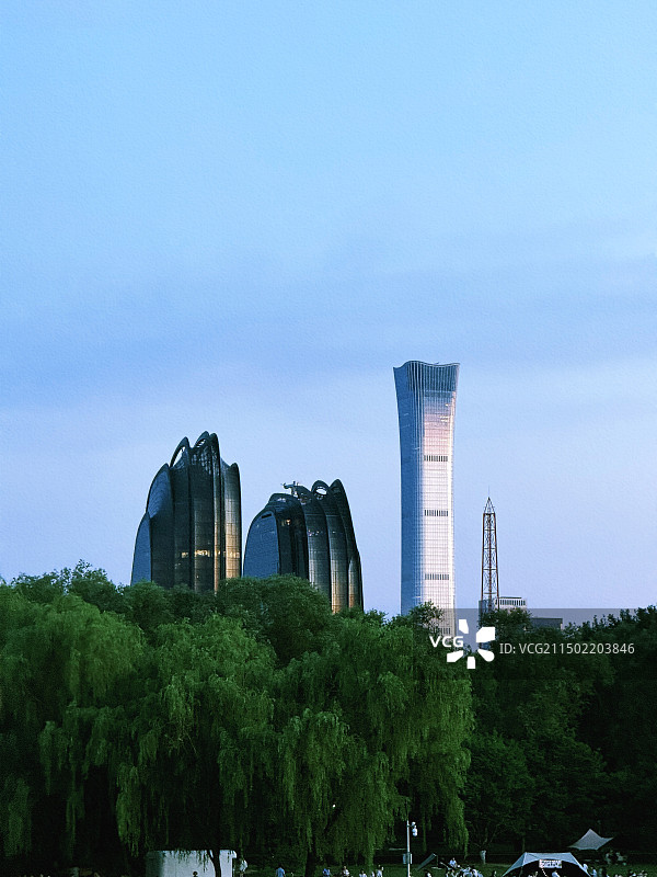 北京中信大厦大厦远景图片素材