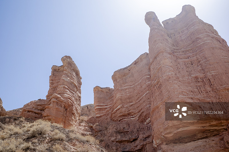 甘肃省张掖市冰沟丹霞图片素材