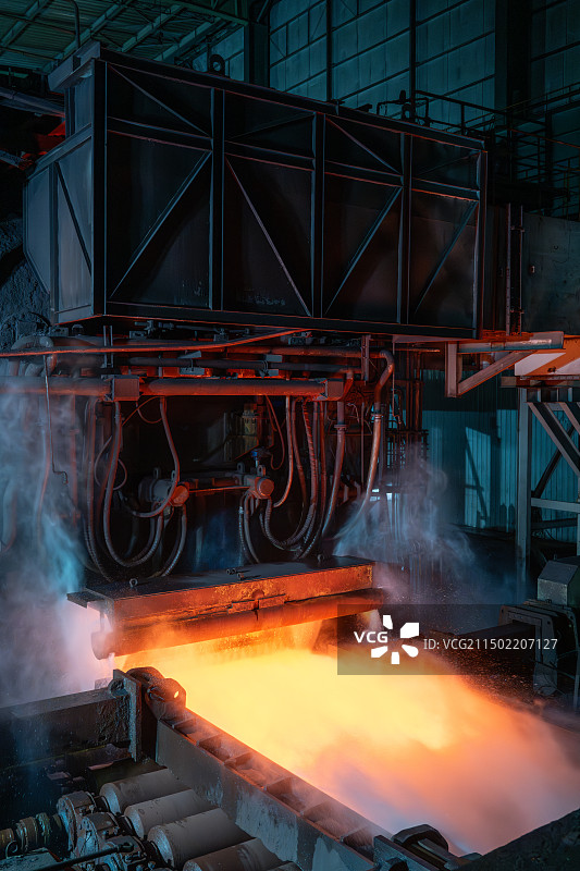 舞钢轧钢生产线图片素材