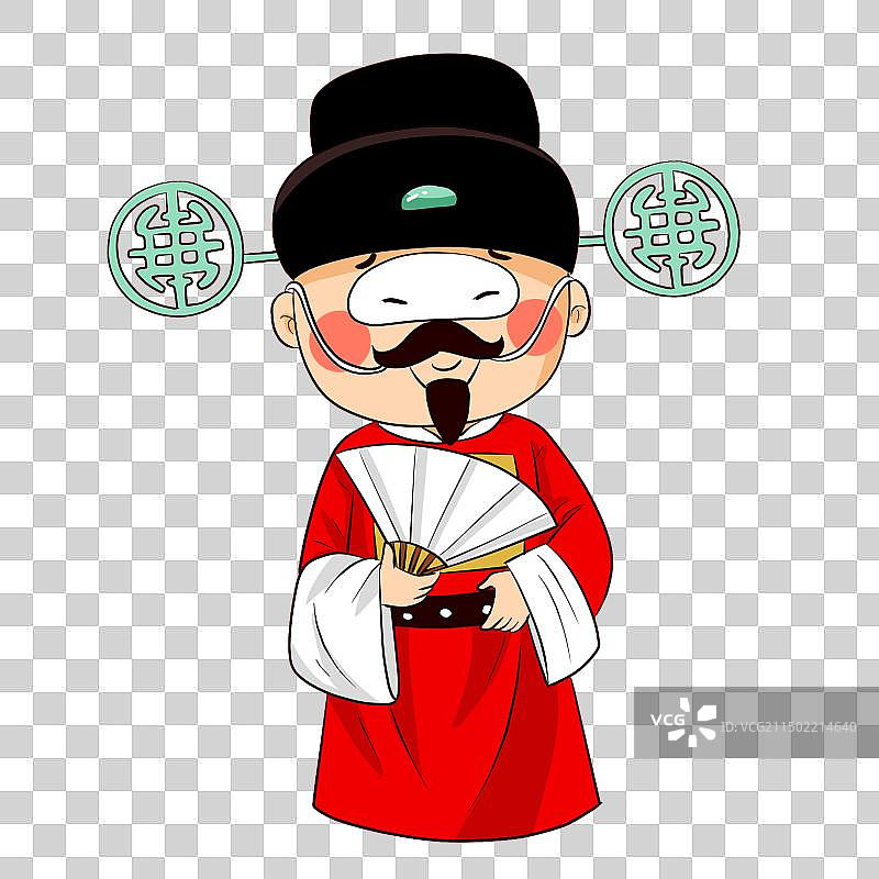 京剧丑角七品芝麻官图片素材