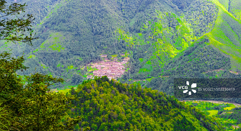 广西金秀莲花山风景区风光图片素材
