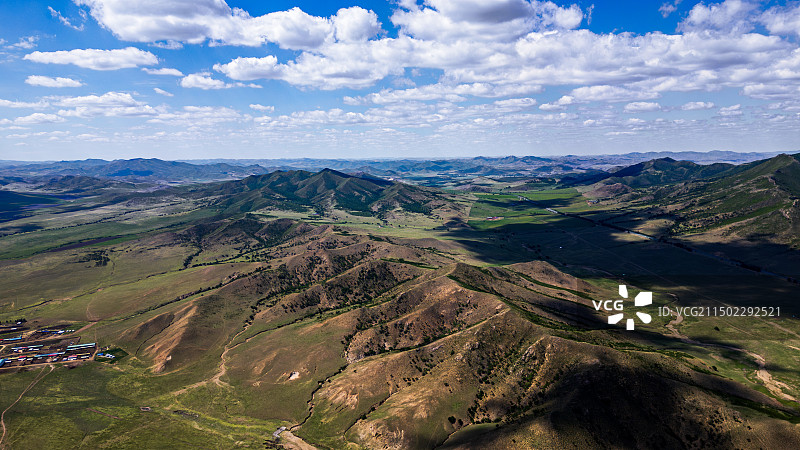 通辽扎鲁特旗山地军马场图片素材