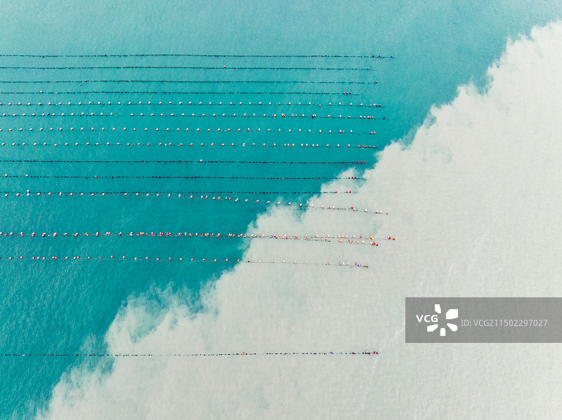 福建，宁德市，霞浦县，海上养殖，航拍图片素材