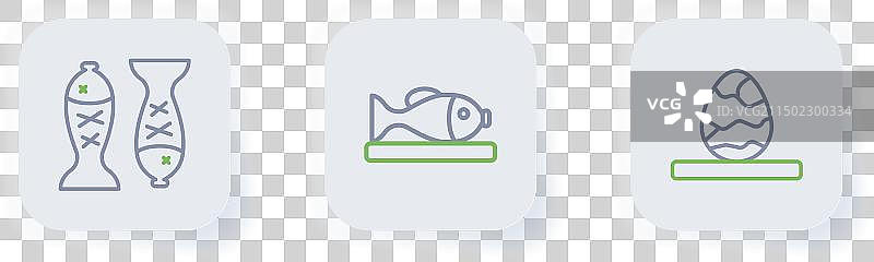 茶叶蛋与鱼图片素材