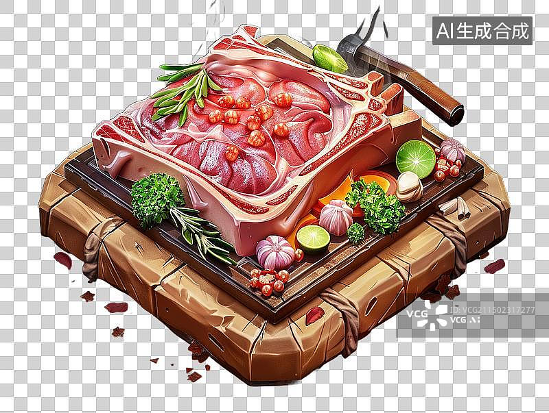 【AI数字艺术】牛排 谷饲牛排图片素材