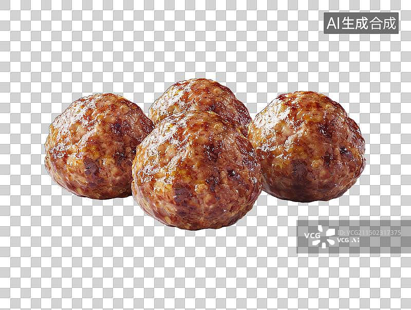 【AI数字艺术】四喜丸子 撒尿牛丸图片素材