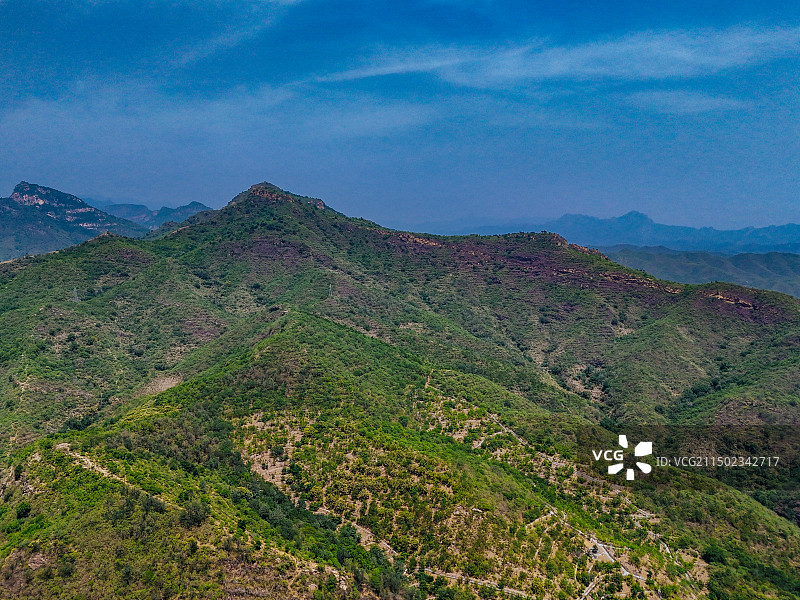 鹿皮关长城 密云 石城镇 龙云山 黑龙潭 航拍图片素材