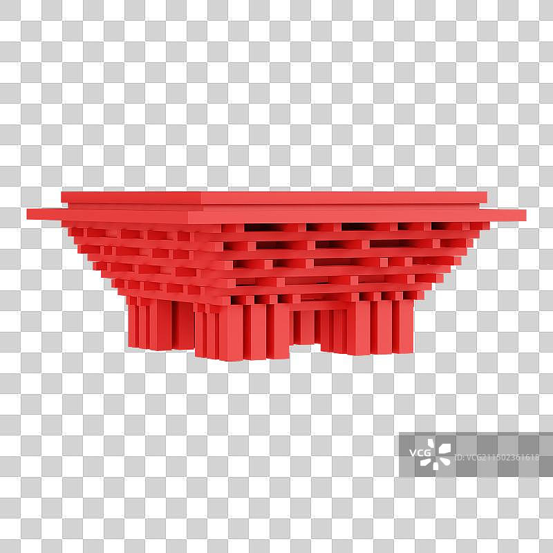 三维立体上海世博园地标建筑免抠元素图片素材