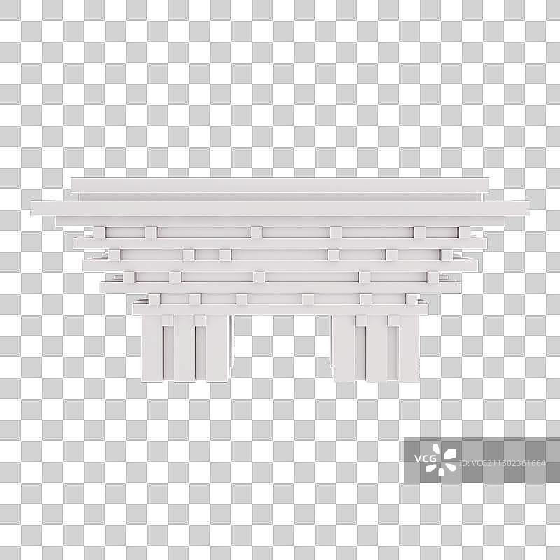 三维立体上海世博园地标建筑免抠元素图片素材