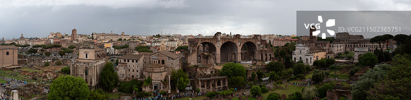 帕拉丁山全景图 Palatino图片素材