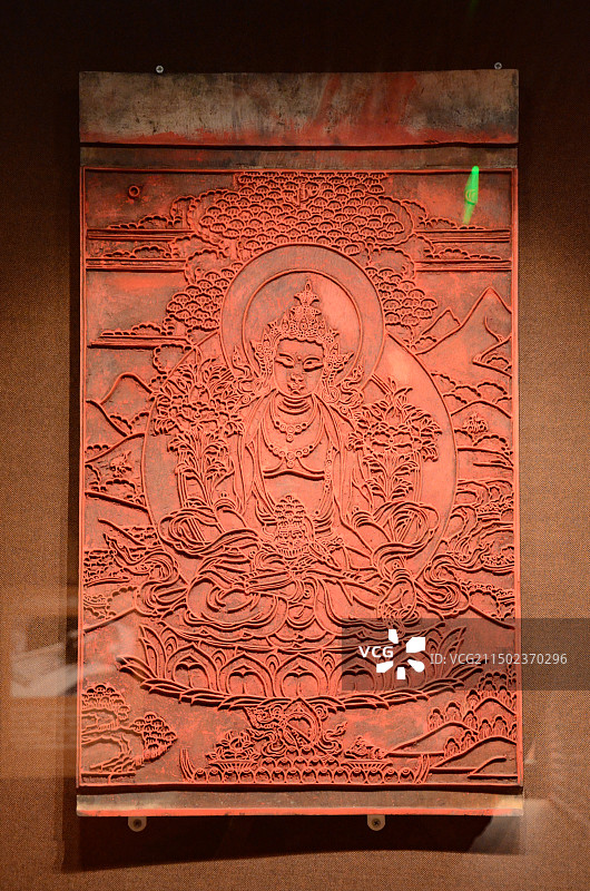 甘孜文化——德格印经院雕版印刷技艺图片素材