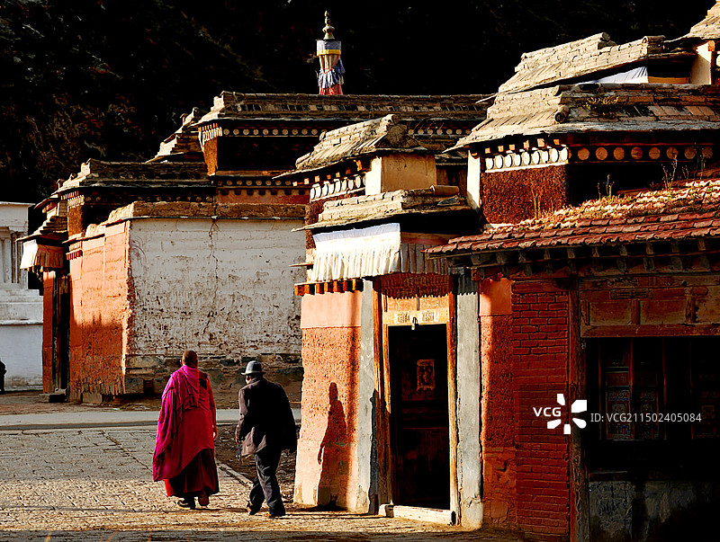 西藏藏区的房子图片素材