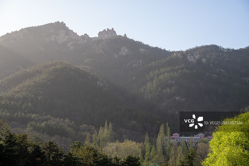 青岛崂山北九水图片素材
