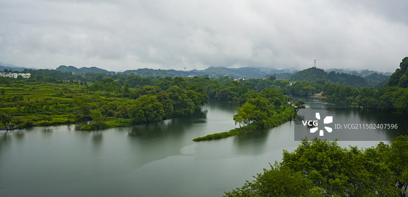 江西·婺源 月亮湾图片素材