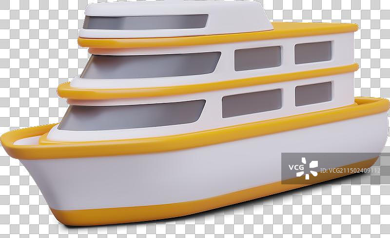 航海主题的逼真游轮概念图片素材