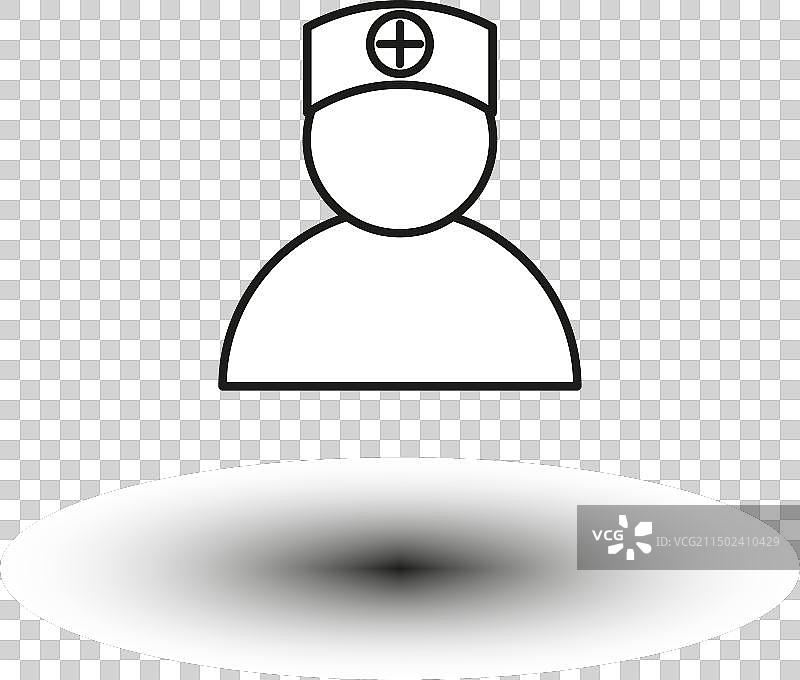 医生图标，EPS 10图片素材