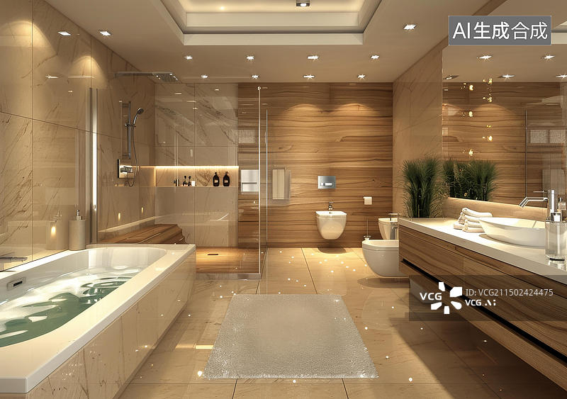 【AI数字艺术】卫浴间的AI图片图片素材