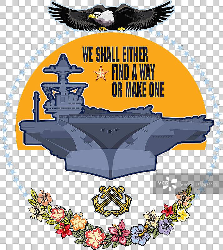 海上巡逻的航空母舰图片素材