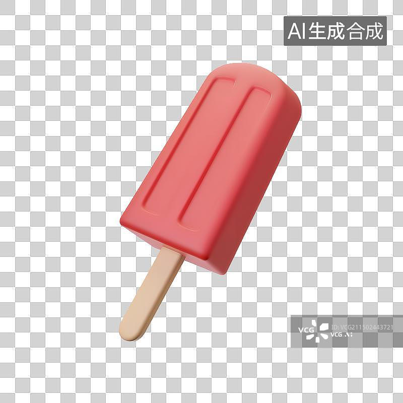 【AI数字艺术】冷饮冰棒3D模型图片素材