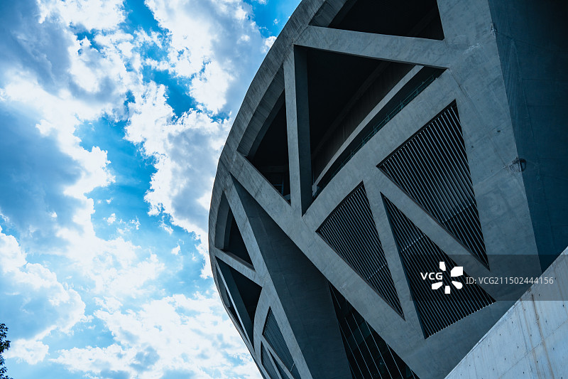 国家网球中心钻石球场建筑外观图片素材