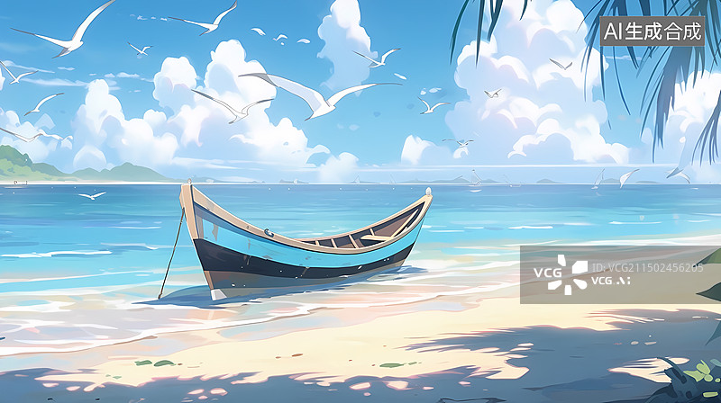 【AI数字艺术】新海诚画风户外场景图片素材