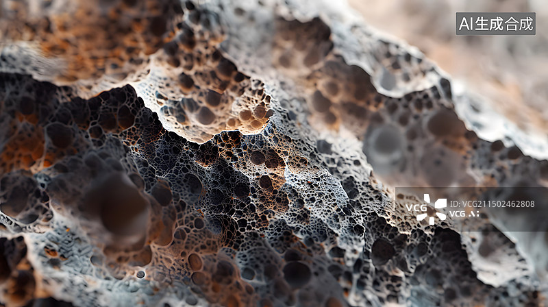 【AI数字艺术】岩石纹理特写图片素材