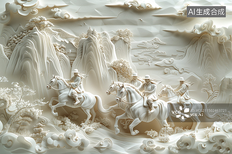 【AI数字艺术】微型雕刻艺术图片素材