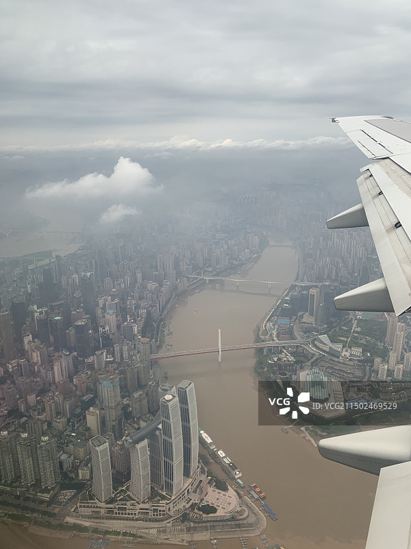 重庆朝天门航拍图片素材